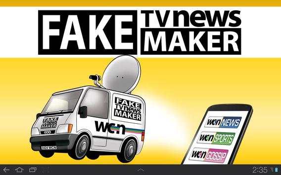 Fake TV News Maker Generator 8 تصوير الشاشة