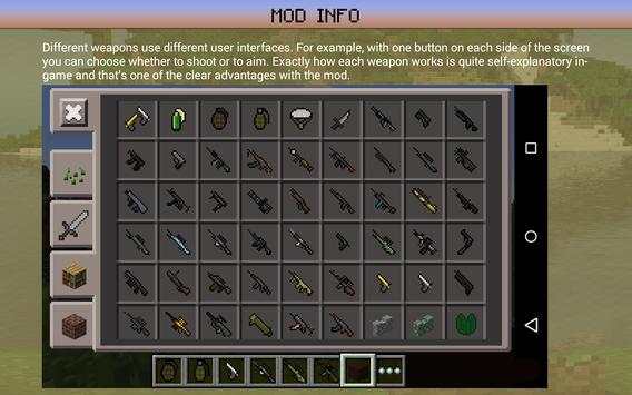 Gun Mod: Guns in Minecraft PE 3 تصوير الشاشة