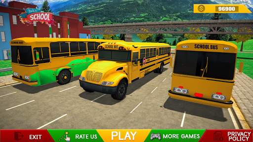 School Coach Bus Driver Game 4 تصوير الشاشة