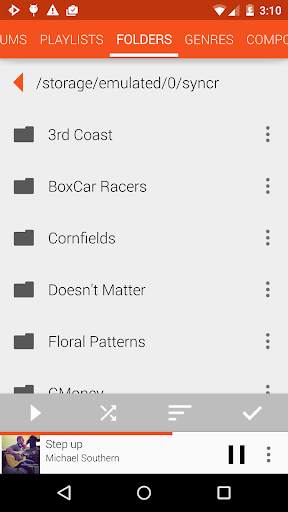 Material Orange Theme screenshot 5