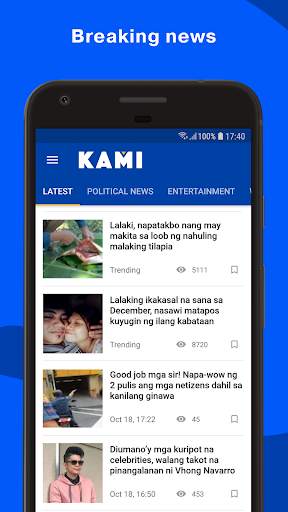 KAMI: Philippine Breaking News screenshot 1