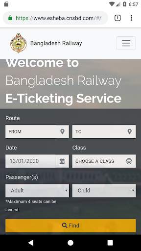 Bangladesh Railway screenshot 2