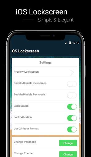 OS 11 Lockscreen screenshot 2