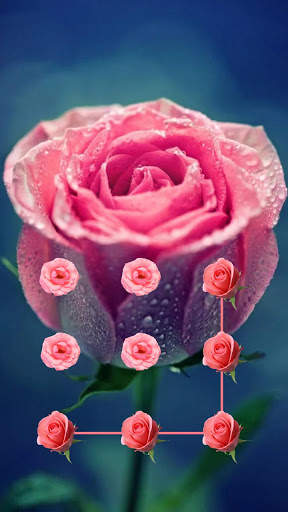 AppLock Theme Pink Rose screenshot 1