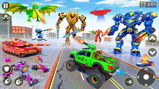 Monster Hero War Robot Games screenshot 6