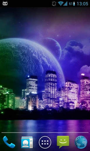 Water Drop Night City screenshot 1