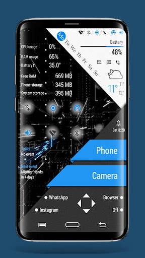 Rhombus RH Theme for Total Launcher screenshot 2