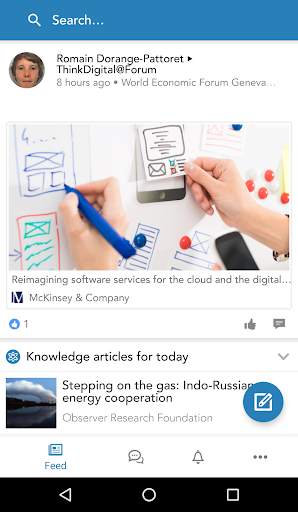 World Economic Forum TopLink screenshot 1