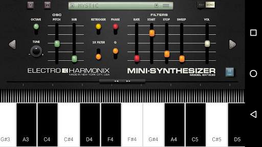 Mini Synthesizer for Phone screenshot 2