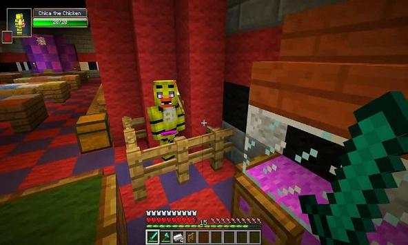 Mod Nights Pizzeria for MCPE screenshot 3