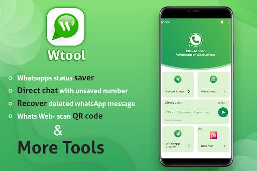 wTools - Toolkit for WhatsApp screenshot 1