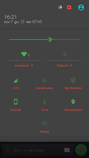Material Watermelon CM Theme screenshot 2