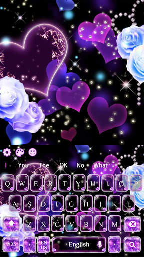 Purple Diamond Rose keyboard screenshot 4