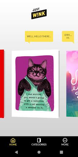 justWink Greeting Cards screenshot 1