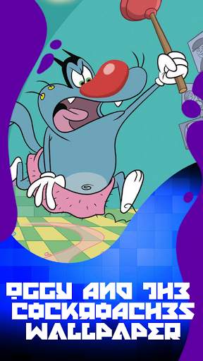 Oggy and the Cockroaches Wallpaper 💖 screenshot 1