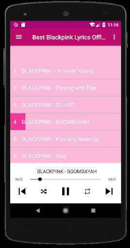 Black pink Songs Offline - Lyrics screenshot 3