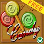 I Love Candy - Free Games logo