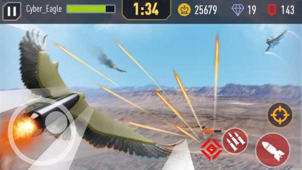 Eagle Robo Bird Attack: Futuristic Robots War screenshot 2