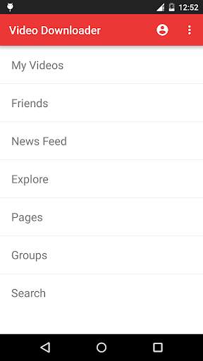 Video Download For Facebook 1 تصوير الشاشة