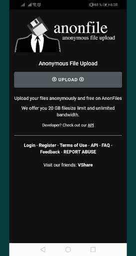 AnonFile Pocket 2 تصوير الشاشة