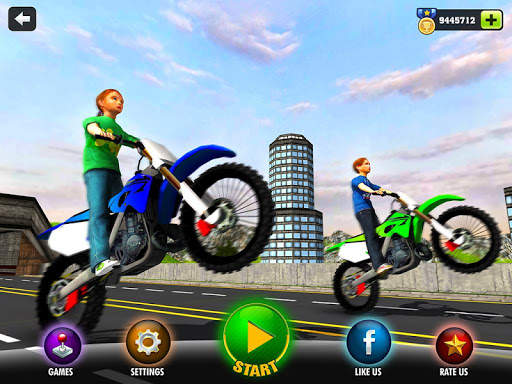 Kids MotorBike Stunt Rider 3D screenshot 6