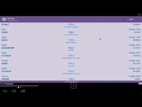 Mircules DX Cluster Lite screenshot 1