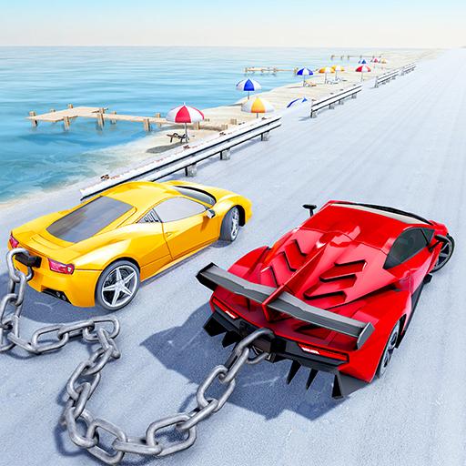 Chained Mega Ramp Car Stunt GT Racing Stunts Game icon