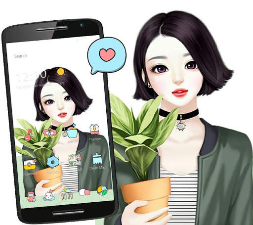 Sweet Lovely Matil Girl Theme screenshot 3