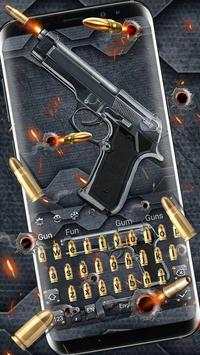 Gun and Bullet Keyboard Theme screenshot 4