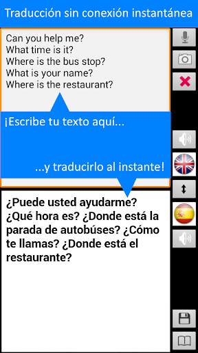 Traductor sin conexión: Voz-texto-fotos 8 idiomas screenshot 5
