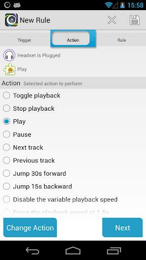 AutomateIt Podcast Addict screenshot 4
