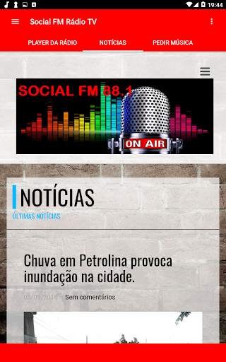 Social FM Rádio TV 3 تصوير الشاشة