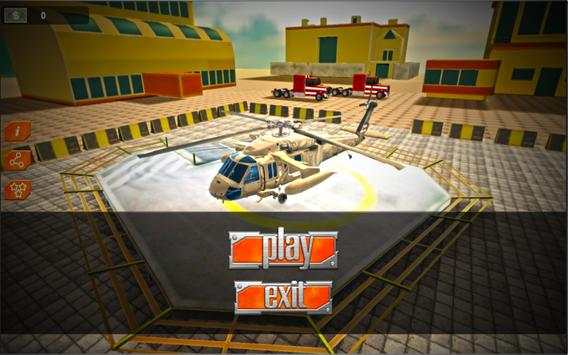 Gunship Helicopter Game 3D screenshot 4