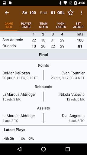 Sports Alerts - NBA edition скриншот 6