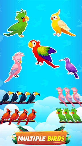 Bird Sort - Color Birds Game screenshot 1