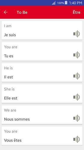Learn French Vocabulary - speak french offline screenshot 5