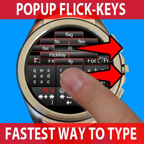 FlickKey (Non-Wear) Smartwatch Keyboard скриншот 3