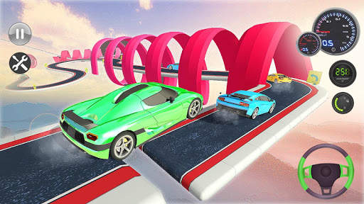 Speed Car Racing Stunts- Impossible Tracks screenshot 3