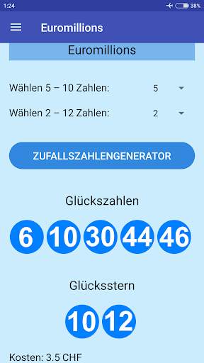 Swiss Lotto screenshot 3