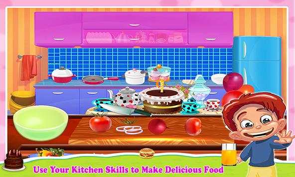 Party House Cooking Kitchen - Crazy Chef Game screenshot 1