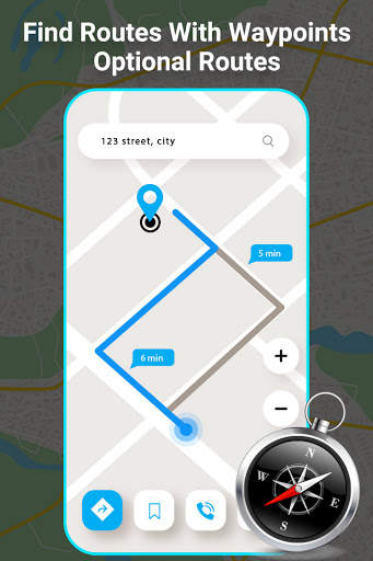 GPS Navigation - Route Finder, Direction, Road Map screenshot 3