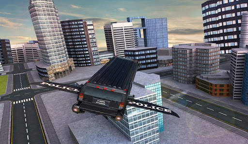 Free Limo Flying Car Simulator screenshot 2