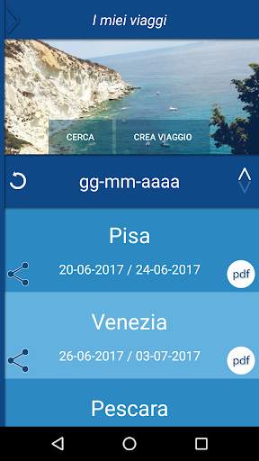 Travel Notes App: crea note, viaggi ed itinerari! screenshot 2
