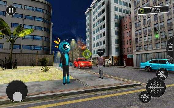 Stickman Rope Spider Warrior:Grand Crime Vice City screenshot 5