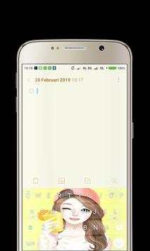 Cute Laura Keyboard screenshot 6