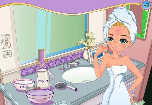 girls facial makeover game screenshot 1