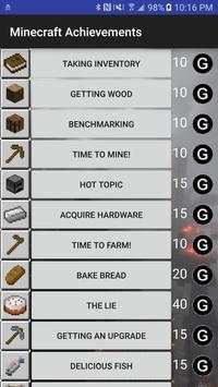 Achievements 4 Minecraft screenshot 1