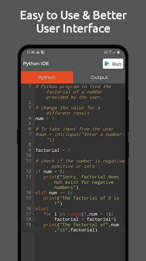 Code Editor Mobile Free - Python, C, HTML, JS, CSS screenshot 6