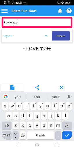 Share Fun Tools : Create Your Text Stylish screenshot 8