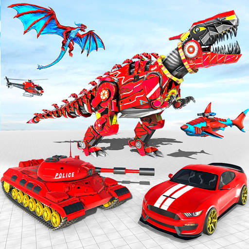 Dino Robot Car Transform Game 3.8